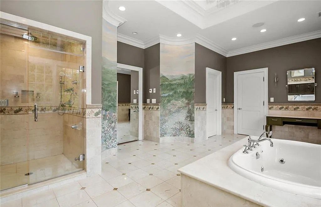 The Chateau in Armonk exudes warmth and luxurious comfort from the minute you enter, now available for sale. This home located at 4 Cowdray Park Drive, Armonk, New York