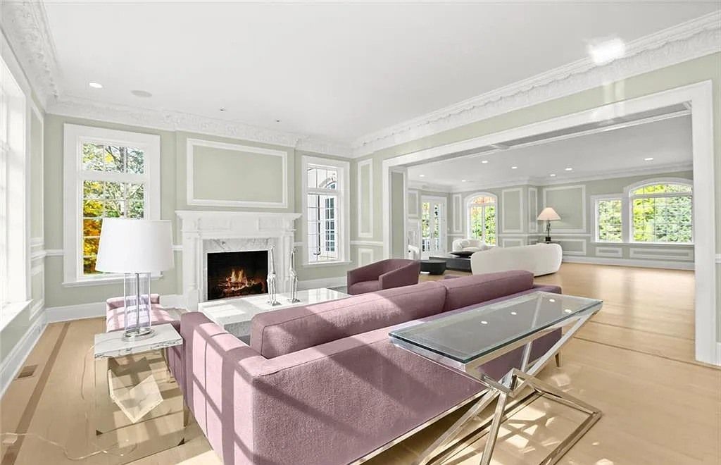 The Chateau in Armonk exudes warmth and luxurious comfort from the minute you enter, now available for sale. This home located at 4 Cowdray Park Drive, Armonk, New York