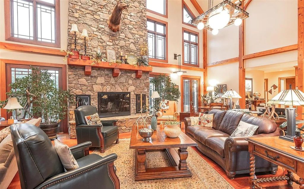 The Estate in Godfrey is a luxurious home with built-in lighting perfect for family fun, now available for sale. This home located at 702 Seiler Rd, Godfrey, Illinois