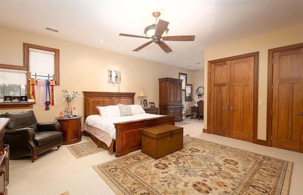 The Estate in Godfrey is a luxurious home with built-in lighting perfect for family fun, now available for sale. This home located at 702 Seiler Rd, Godfrey, Illinois