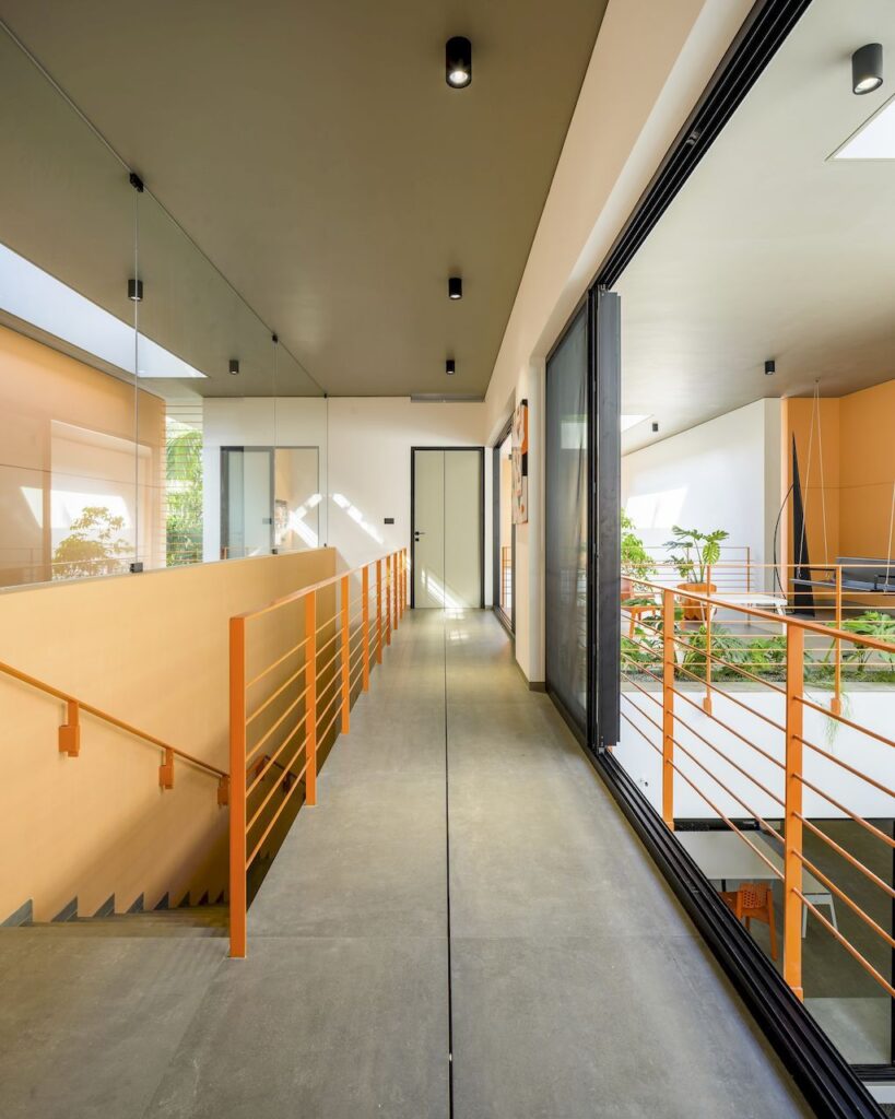The Colour Burst House, Simple yet Bold Form by LIJO RENY Architects