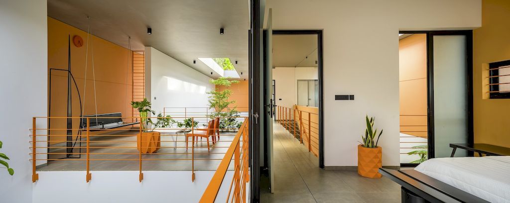 The Colour Burst House, Simple yet Bold Form by LIJO RENY Architects