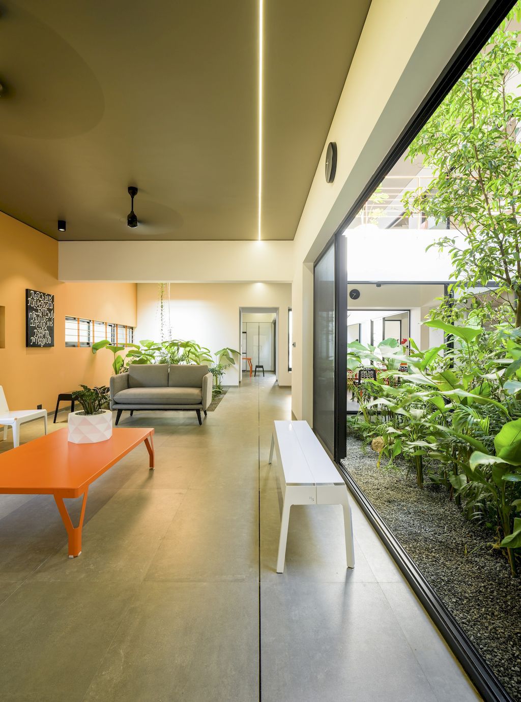 The Colour Burst House, Simple yet Bold Form by LIJO RENY Architects