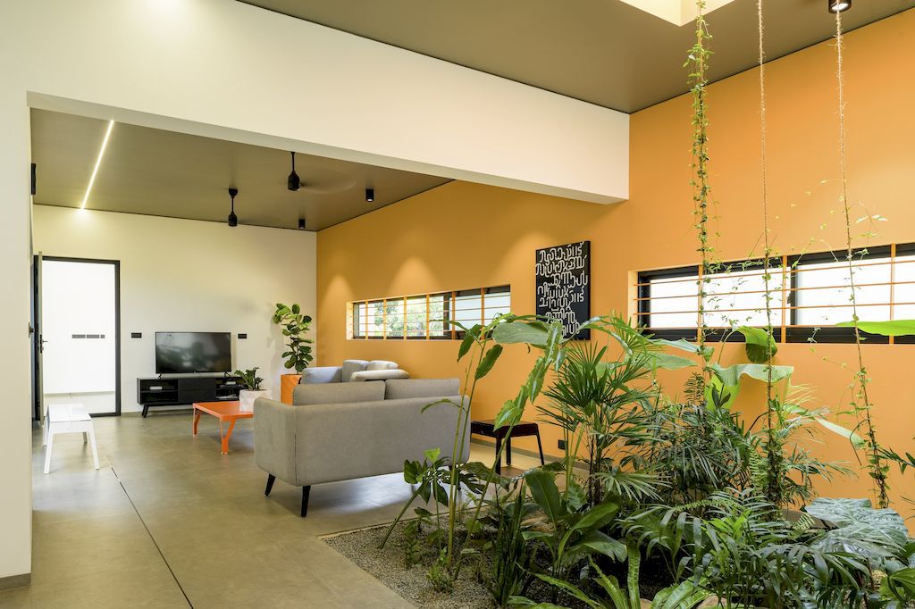 The Colour Burst House, Simple yet Bold Form by LIJO RENY Architects