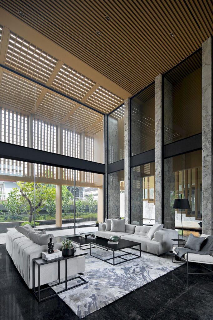 The Gritted Grid House with opulence and charm nature by Gets Architects 4