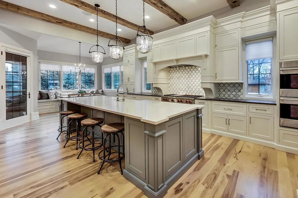 The House in Naperville is a stunning custom home built by a local luxury builder, now available for sale. This home located at 960 E Porter Ave, Naperville, Illinois