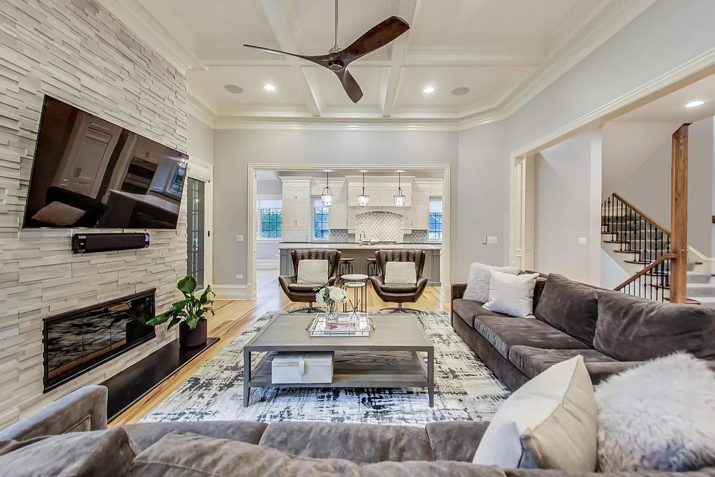 The House in Naperville is a stunning custom home built by a local luxury builder, now available for sale. This home located at 960 E Porter Ave, Naperville, Illinois