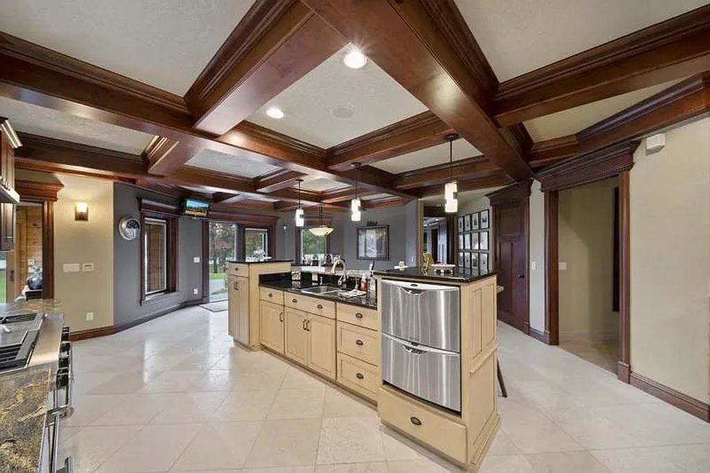 The Estate in Stevens Point is a luxurious home with a gated entrance, a lighted driveway to open up a paradise of entertainment for you now available for sale. This home located at 2688 Scenic Drive, Stevens Point, Wisconsin; offering 03 bedrooms and 05 bathrooms with 7,095 square feet of living spaces.