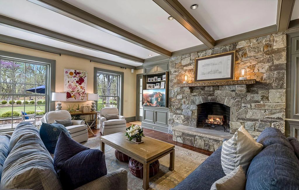 The Estate in Potomac is a luxurious home set on private lot with mature trees and professionally designed landscaping now available for sale. This home located at 9000 Congressional Pkwy, Potomac, Maryland; offering 06 bedrooms and 10 bathrooms with 14,745 square feet of living spaces.