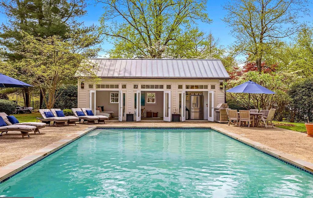 The Estate in Potomac is a luxurious home set on private lot with mature trees and professionally designed landscaping now available for sale. This home located at 9000 Congressional Pkwy, Potomac, Maryland; offering 06 bedrooms and 10 bathrooms with 14,745 square feet of living spaces.