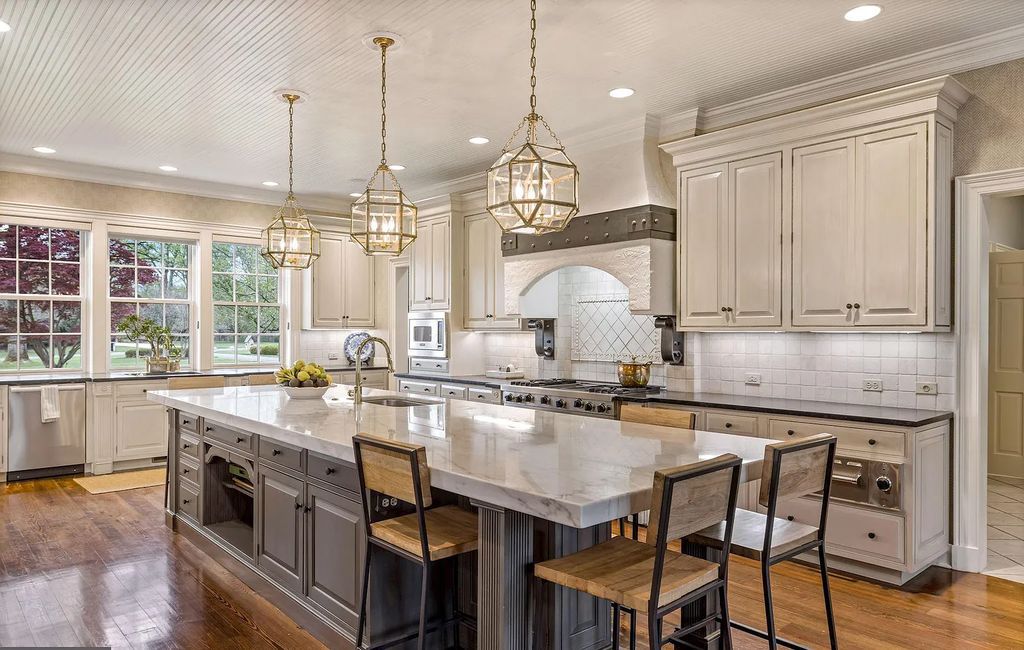 The Estate in Potomac is a luxurious home set on private lot with mature trees and professionally designed landscaping now available for sale. This home located at 9000 Congressional Pkwy, Potomac, Maryland; offering 06 bedrooms and 10 bathrooms with 14,745 square feet of living spaces.
