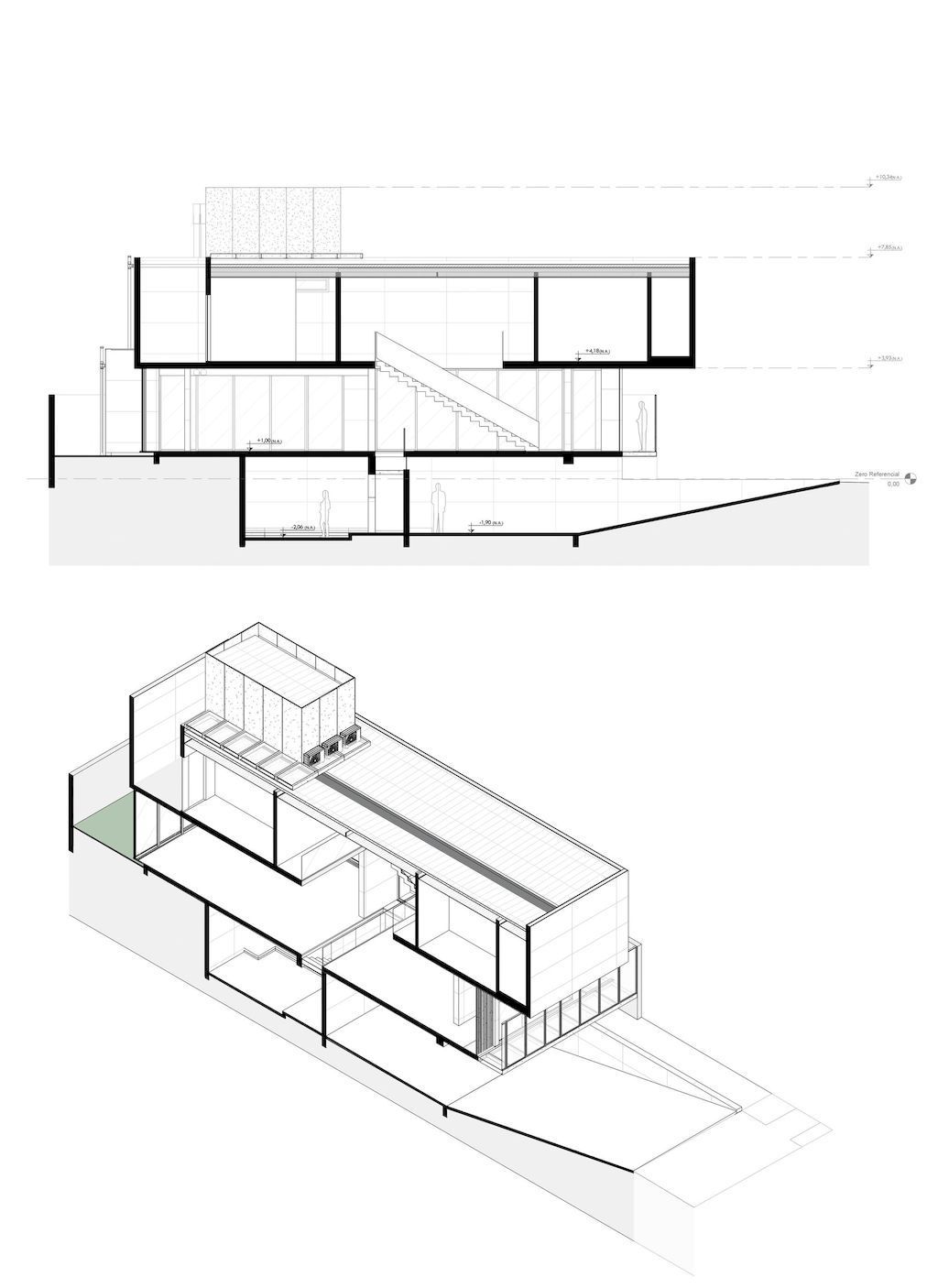U House with Welcoming Environment by Caio Persighini Arquitetura