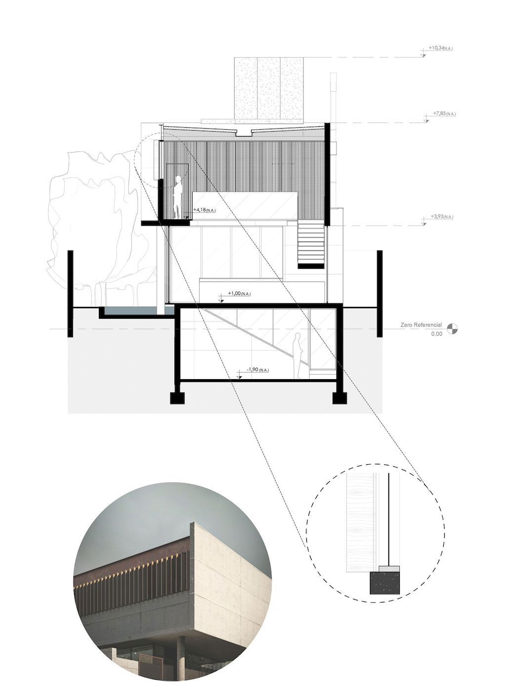 U House with Welcoming Environment by Caio Persighini Arquitetura