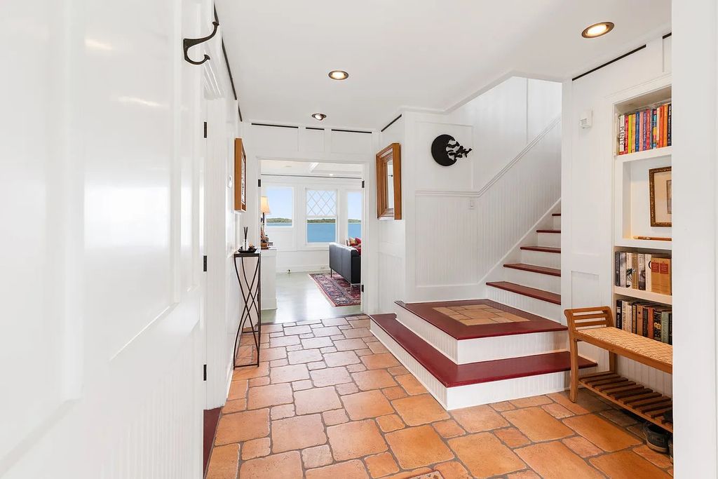 The House in in Sag Harbor is meticulously renovated and expanded since its original build in the 1940s, now available for sale. This home located at 48 Forest Rd, Sag Harbor, New York