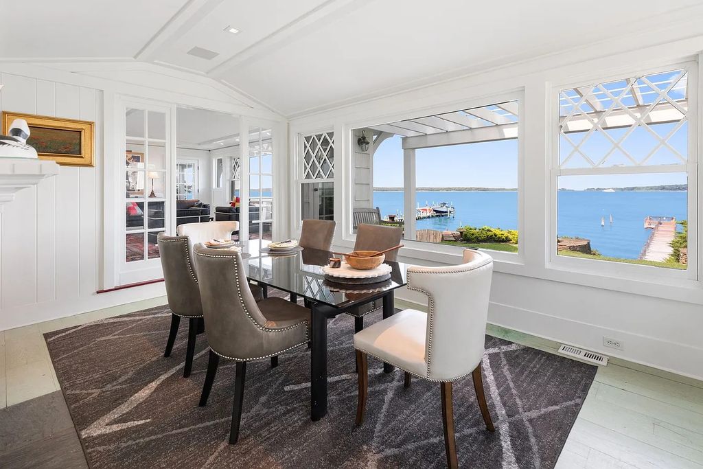 The House in in Sag Harbor is meticulously renovated and expanded since its original build in the 1940s, now available for sale. This home located at 48 Forest Rd, Sag Harbor, New York
