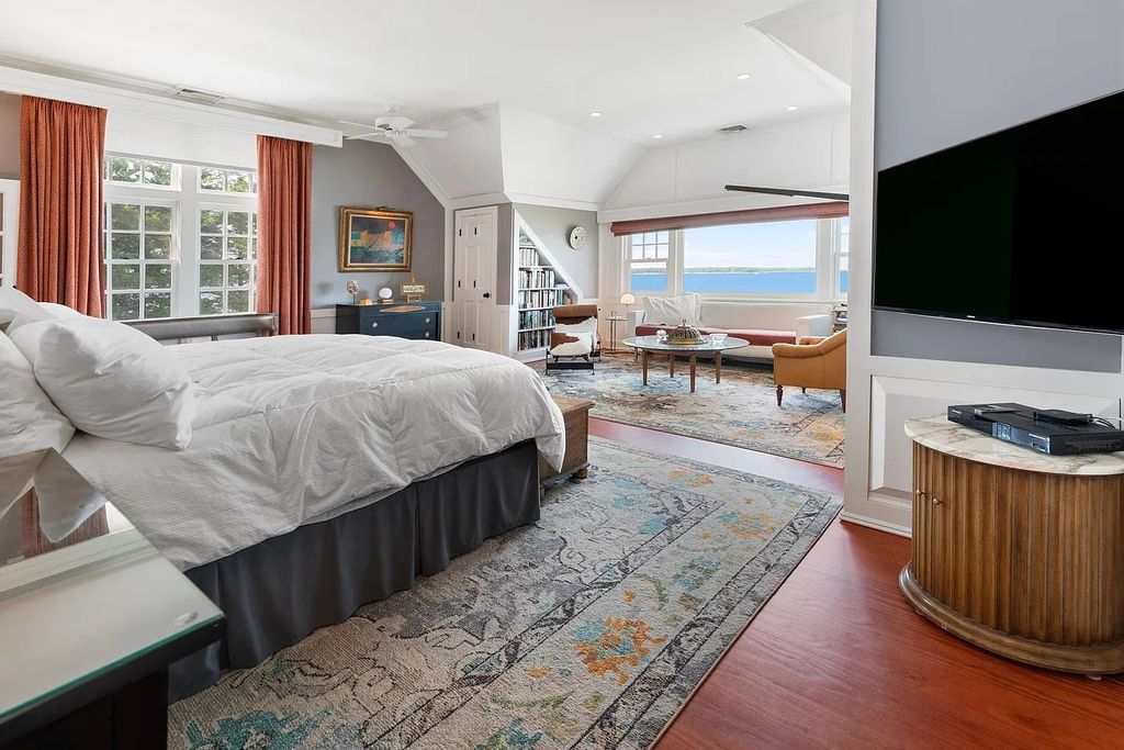 The House in in Sag Harbor is meticulously renovated and expanded since its original build in the 1940s, now available for sale. This home located at 48 Forest Rd, Sag Harbor, New York