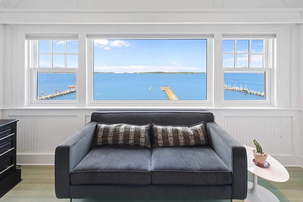The House in in Sag Harbor is meticulously renovated and expanded since its original build in the 1940s, now available for sale. This home located at 48 Forest Rd, Sag Harbor, New York