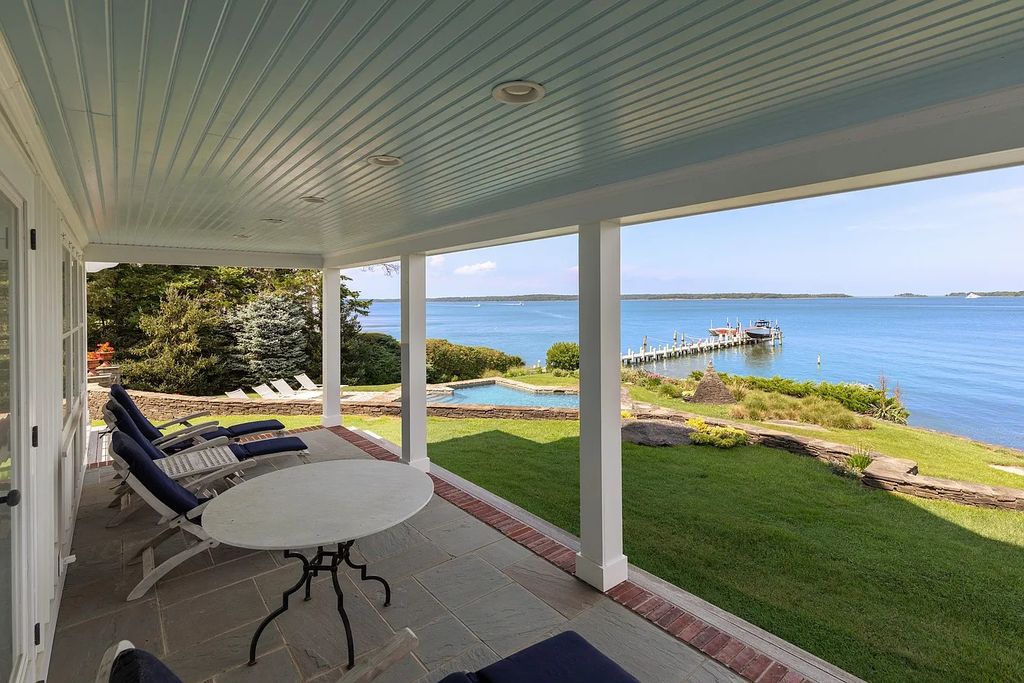 The House in in Sag Harbor is meticulously renovated and expanded since its original build in the 1940s, now available for sale. This home located at 48 Forest Rd, Sag Harbor, New York
