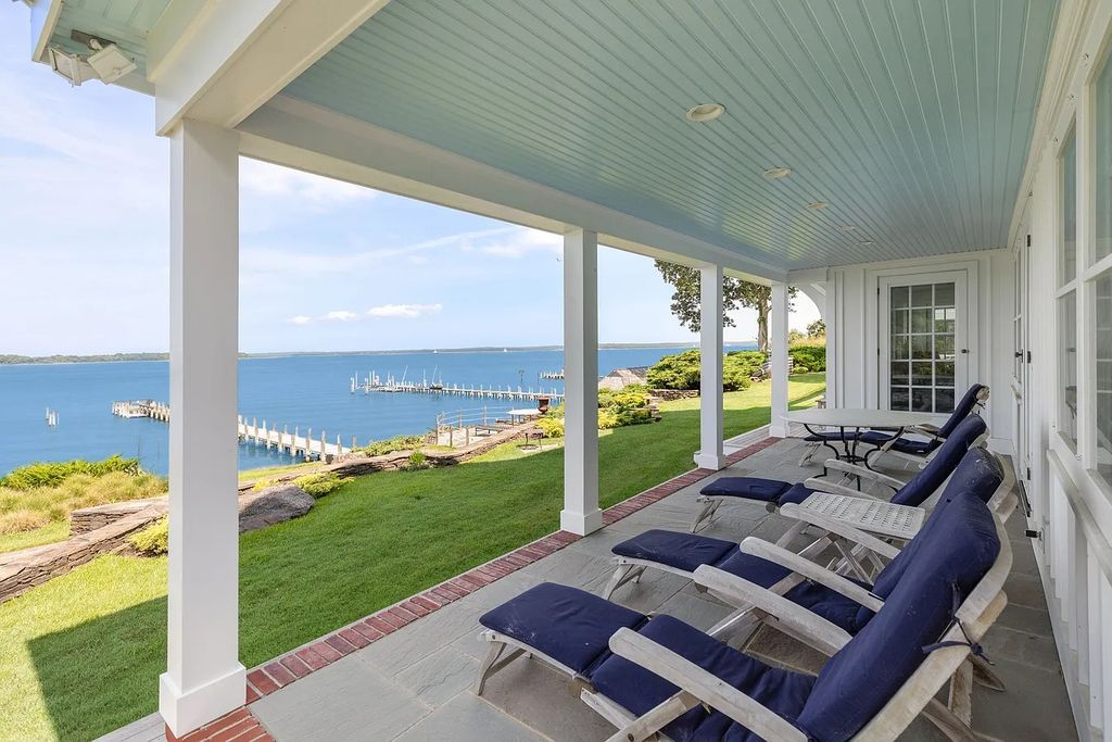 The House in in Sag Harbor is meticulously renovated and expanded since its original build in the 1940s, now available for sale. This home located at 48 Forest Rd, Sag Harbor, New York