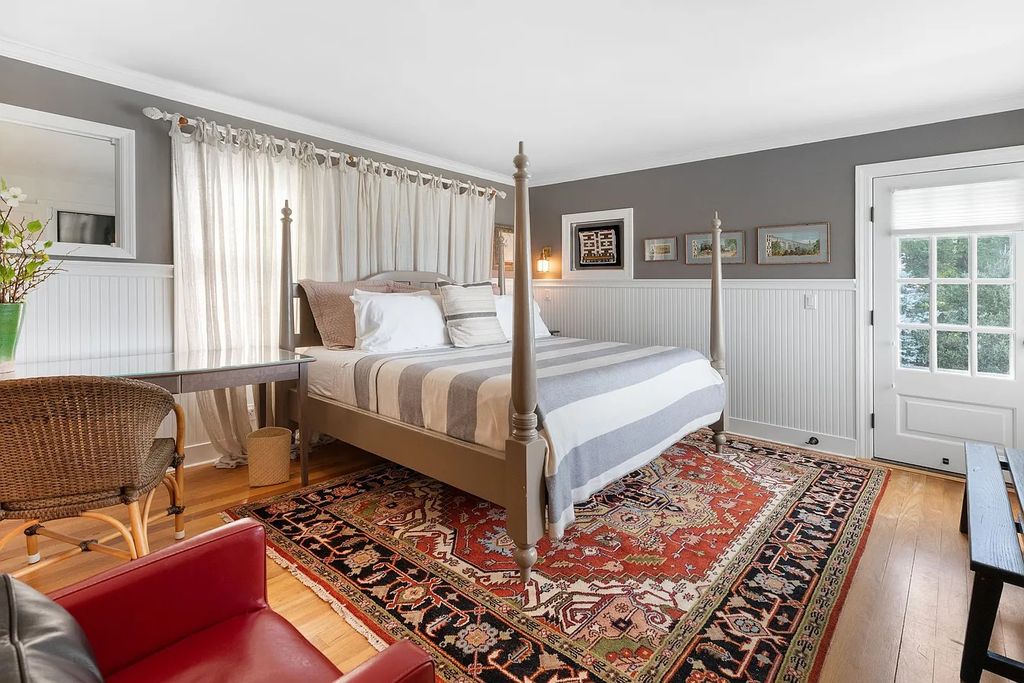 The House in in Sag Harbor is meticulously renovated and expanded since its original build in the 1940s, now available for sale. This home located at 48 Forest Rd, Sag Harbor, New York
