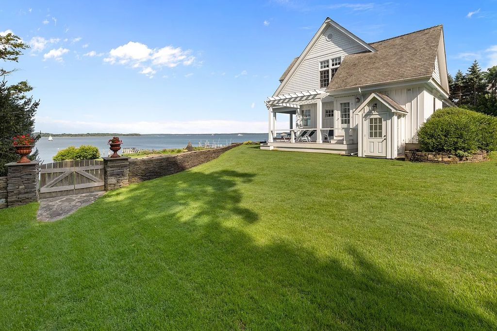 The House in in Sag Harbor is meticulously renovated and expanded since its original build in the 1940s, now available for sale. This home located at 48 Forest Rd, Sag Harbor, New York