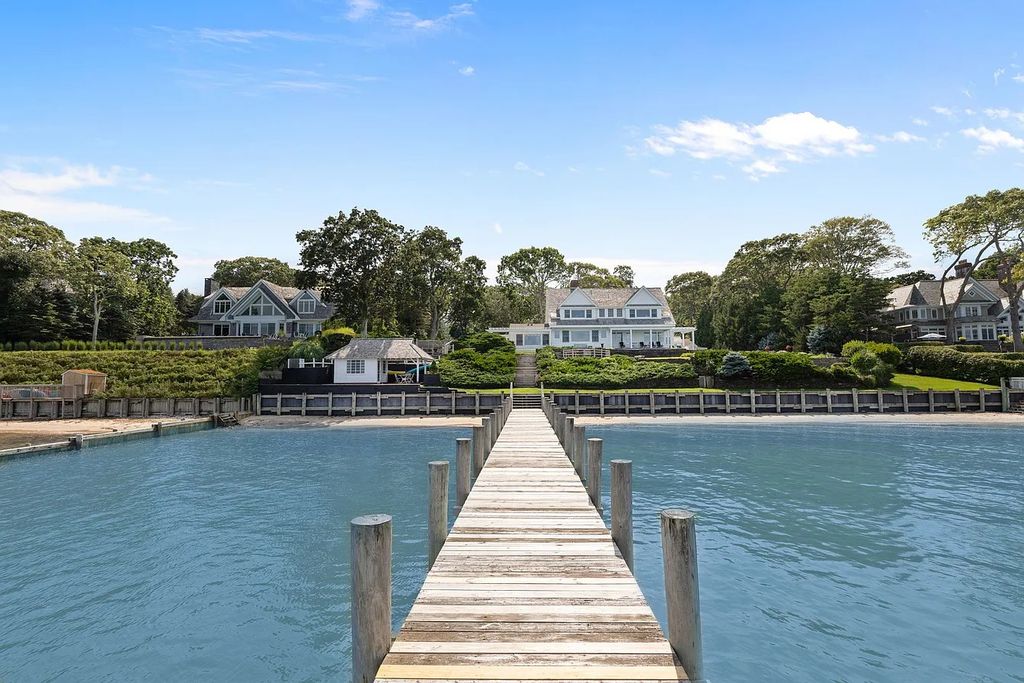 The House in in Sag Harbor is meticulously renovated and expanded since its original build in the 1940s, now available for sale. This home located at 48 Forest Rd, Sag Harbor, New York