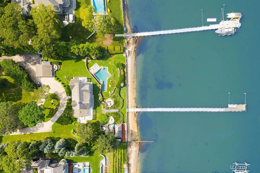 The House in in Sag Harbor is meticulously renovated and expanded since its original build in the 1940s, now available for sale. This home located at 48 Forest Rd, Sag Harbor, New York
