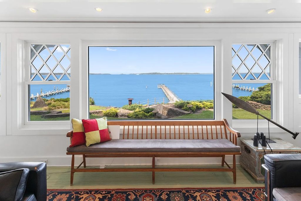 The House in in Sag Harbor is meticulously renovated and expanded since its original build in the 1940s, now available for sale. This home located at 48 Forest Rd, Sag Harbor, New York