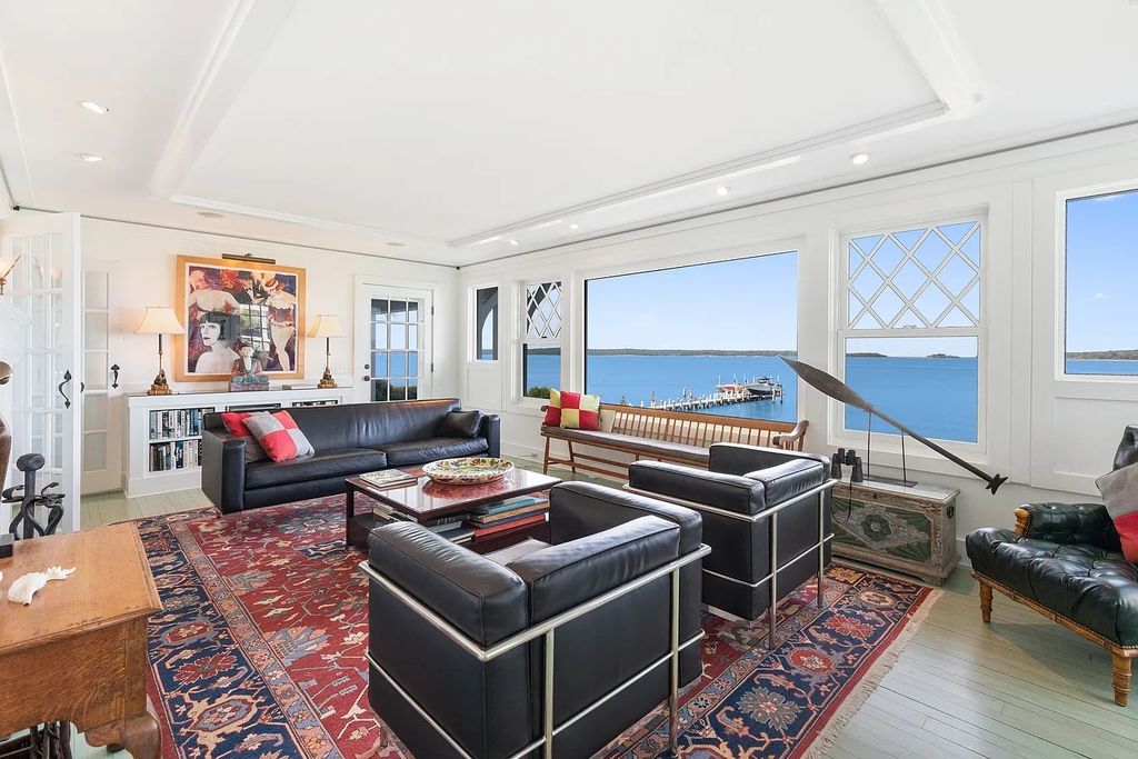 The House in in Sag Harbor is meticulously renovated and expanded since its original build in the 1940s, now available for sale. This home located at 48 Forest Rd, Sag Harbor, New York