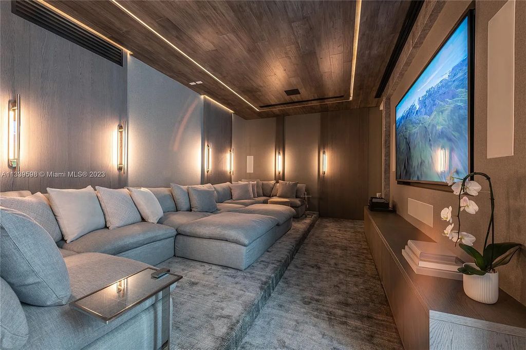 5718 N Bay Road, Miami Beach, Florida, is the perfect residence for luxury living. It features high-luxury furnishings and unmatched indoor/outdoor living spaces.