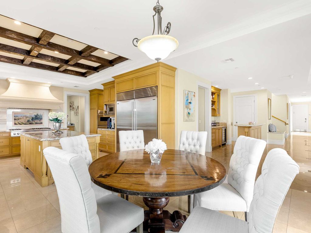 This beautiful Tuscany-inspired estate is located at 19609 W Citrus Ridge Dr, Tarzana, California. Built in 2015, the property sits on a vast 1.66-acre lot and boasts sweeping city light views. The house features 5 bedrooms and 7 bathrooms, with a living area of 6,581 square feet. 