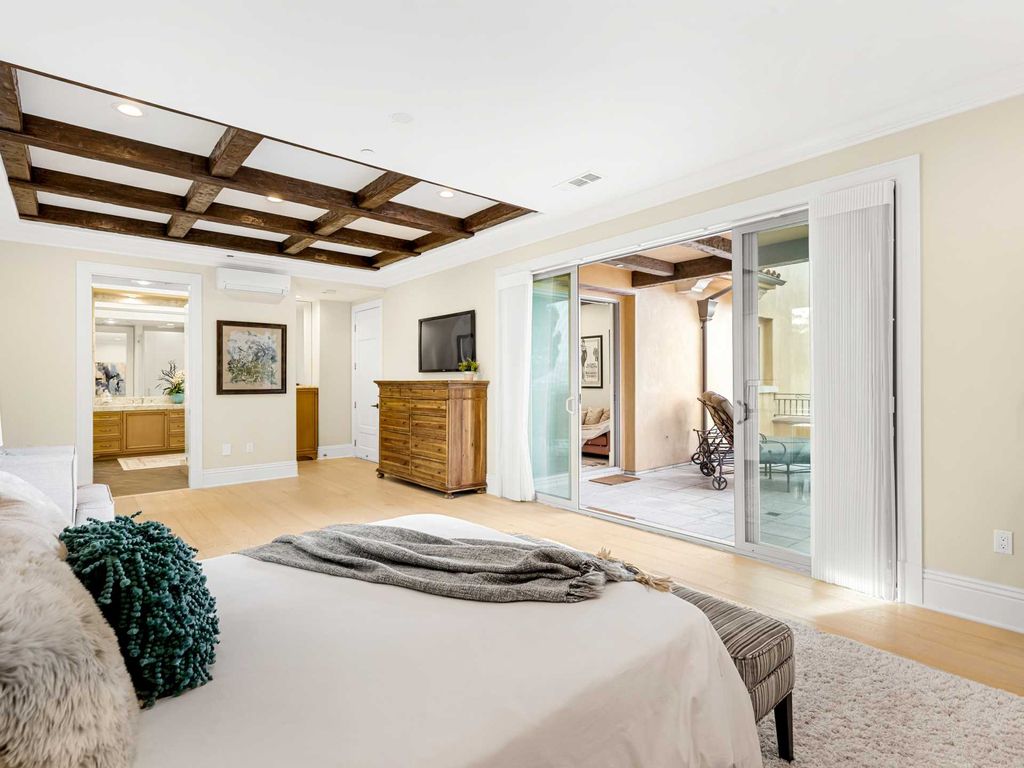 This beautiful Tuscany-inspired estate is located at 19609 W Citrus Ridge Dr, Tarzana, California. Built in 2015, the property sits on a vast 1.66-acre lot and boasts sweeping city light views. The house features 5 bedrooms and 7 bathrooms, with a living area of 6,581 square feet. 