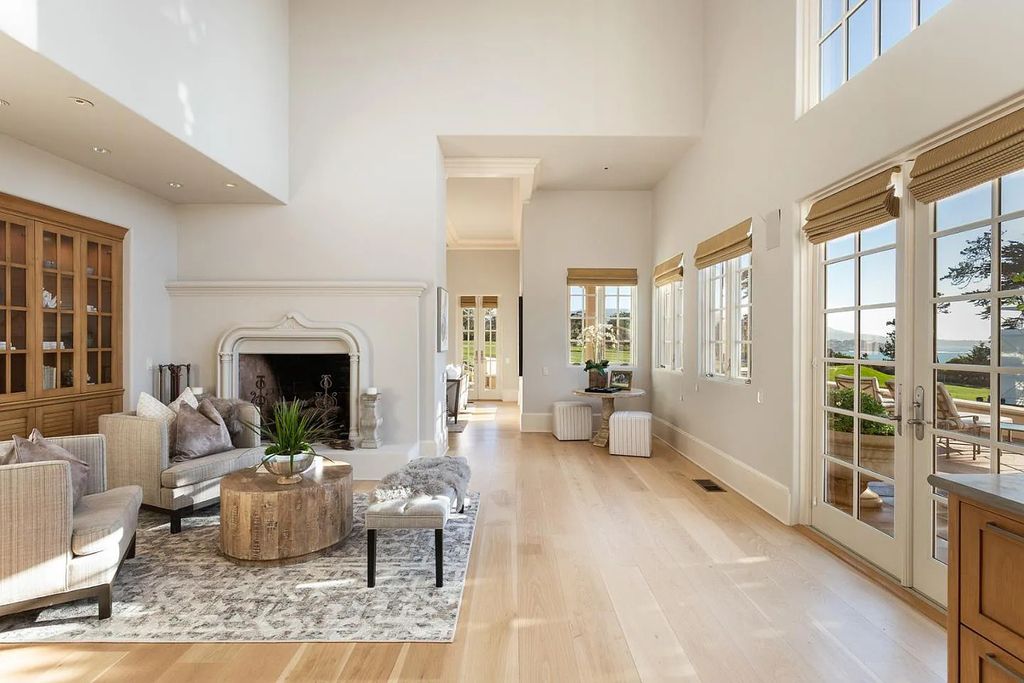 3410 Seventeen Mile Drive positioned on the 12th hole of the renowned Pebble Beach Golf Links, this property sits on a beautifully manicured 2.42-acre parcel, making it one of the largest properties on the course. The estate offers a gated entrance, ensuring privacy and security for its residents.