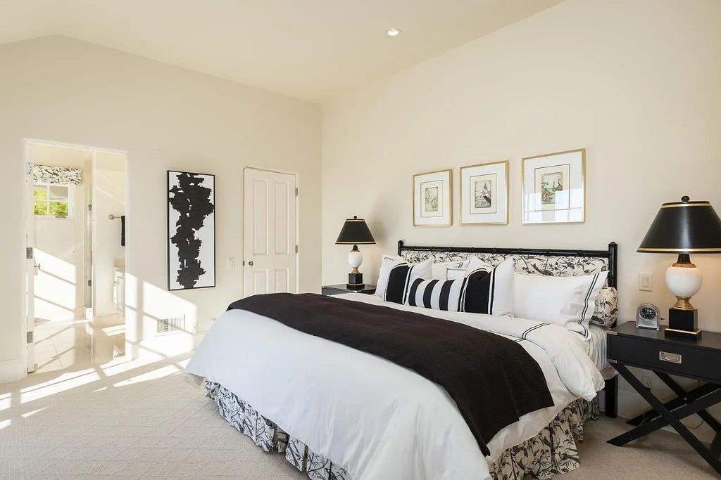 3410 Seventeen Mile Drive positioned on the 12th hole of the renowned Pebble Beach Golf Links, this property sits on a beautifully manicured 2.42-acre parcel, making it one of the largest properties on the course. The estate offers a gated entrance, ensuring privacy and security for its residents.
