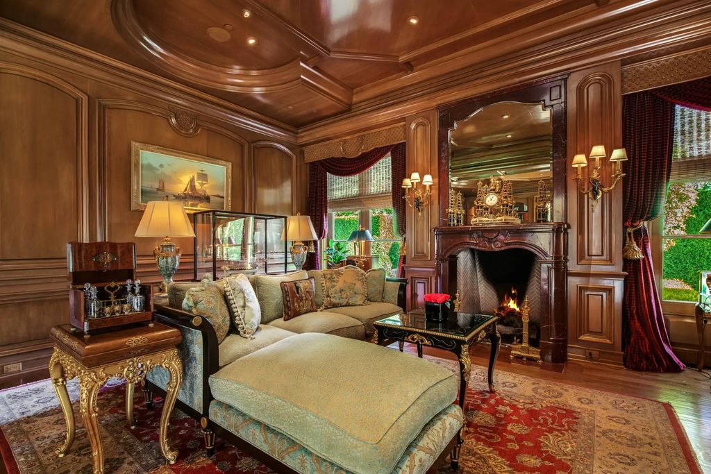 55 Beverly Park is a grand-scale residence located in the exclusive guard-gated enclave of Beverly Park. This luxurious estate, expertly designed by acclaimed architect Bob Ray Offenhauser, exudes an air of French Chateau meets Southern California living, and sits on 2.89 acres of romantic French-style garden landscaping.