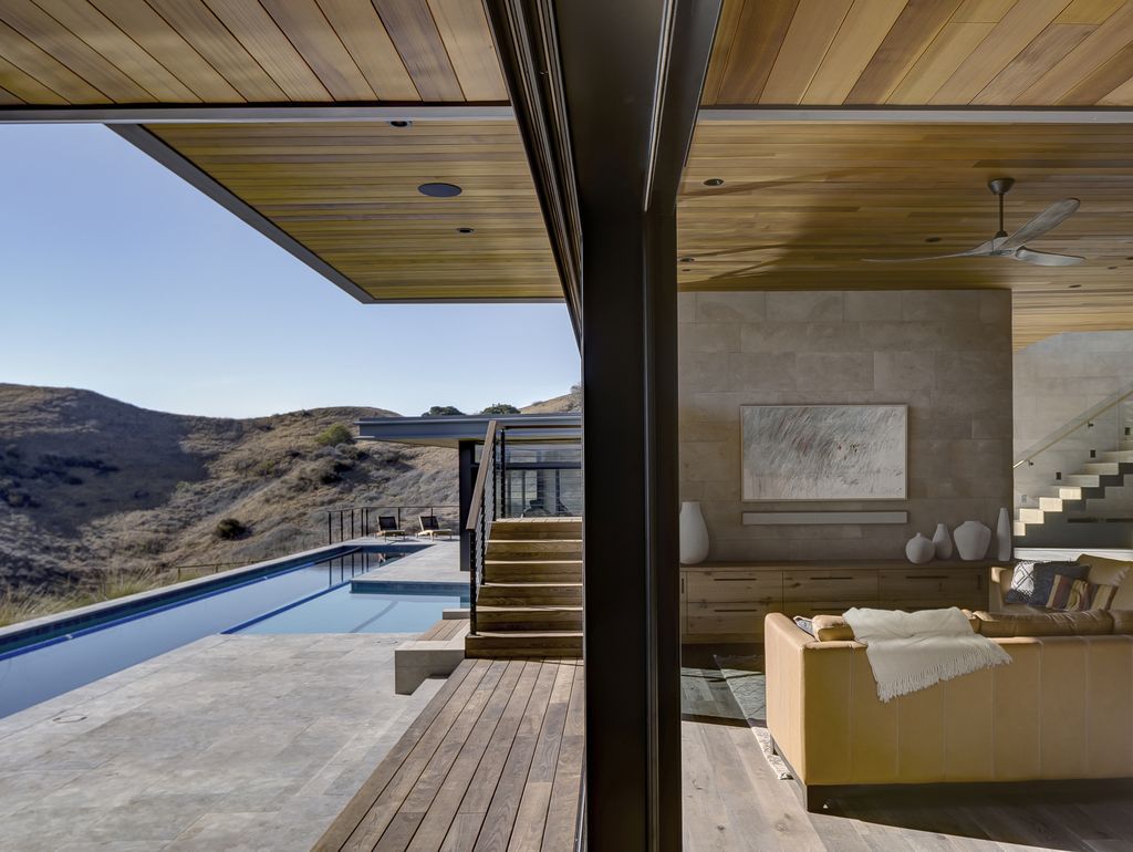 Arroyo Oak House, open & transparent project by Aaron Neubert Architects