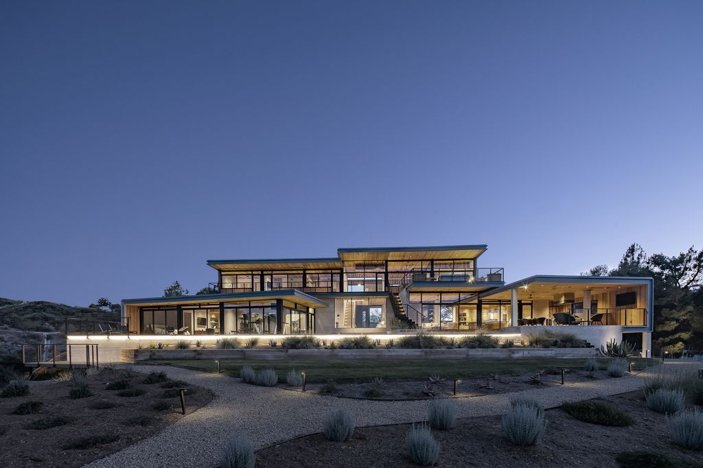 Arroyo Oak House, open & transparent project by Aaron Neubert Architects