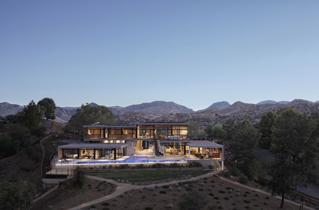 Arroyo Oak House, open & transparent project by Aaron Neubert Architects