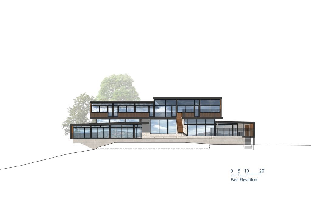 Arroyo Oak House, open & transparent project by Aaron Neubert Architects