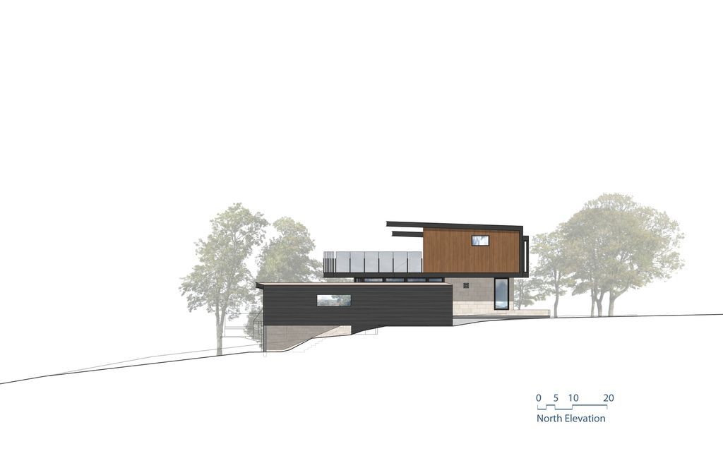 Arroyo Oak House, open & transparent project by Aaron Neubert Architects