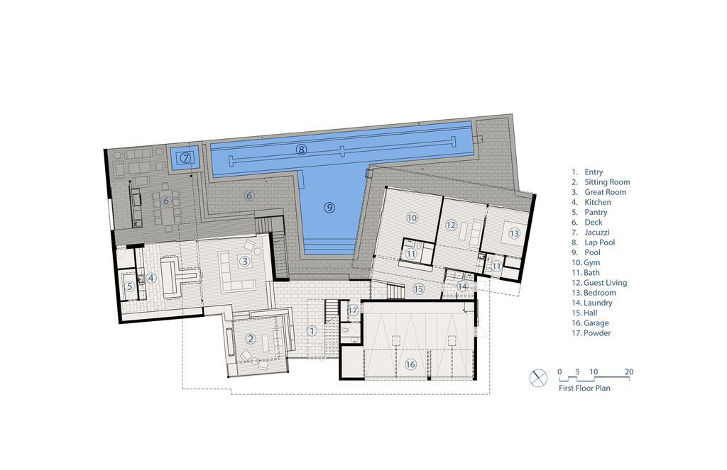 Arroyo Oak House, open & transparent project by Aaron Neubert Architects
