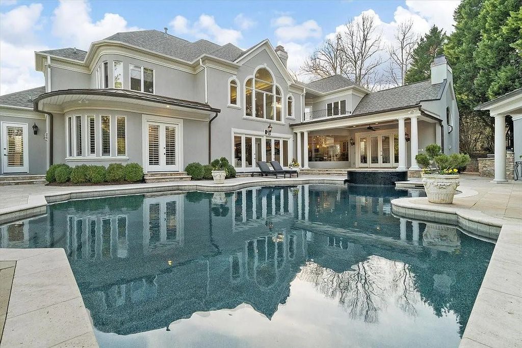 The Estate in Charlotte embodies modern luxury & amenities, now available for sale. This home located at 6312 Mitchell Hollow Rd, Charlotte, North Carolina