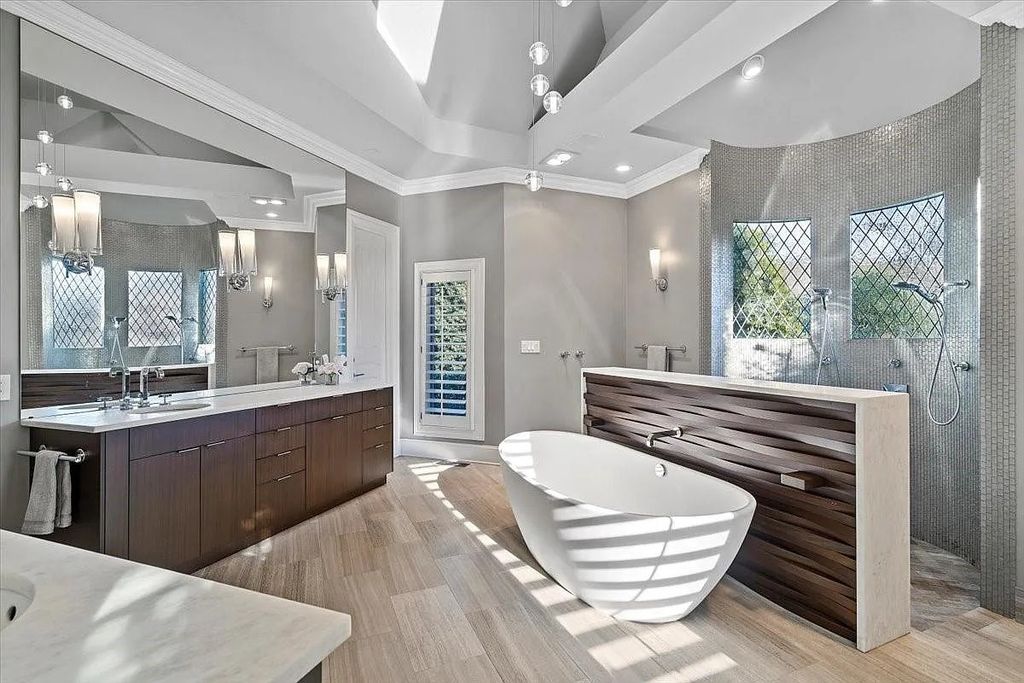 The Estate in Charlotte embodies modern luxury & amenities, now available for sale. This home located at 6312 Mitchell Hollow Rd, Charlotte, North Carolina