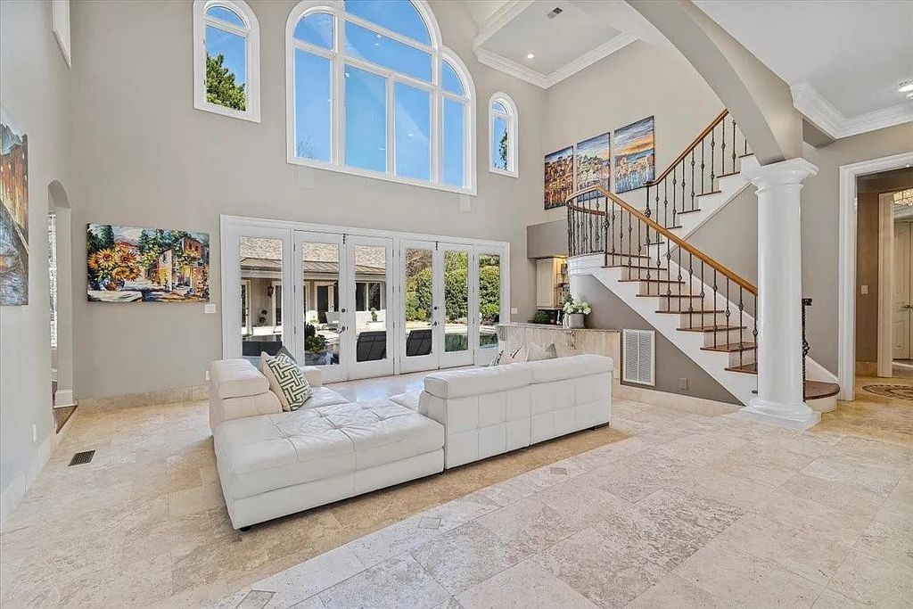 The Estate in Charlotte embodies modern luxury & amenities, now available for sale. This home located at 6312 Mitchell Hollow Rd, Charlotte, North Carolina