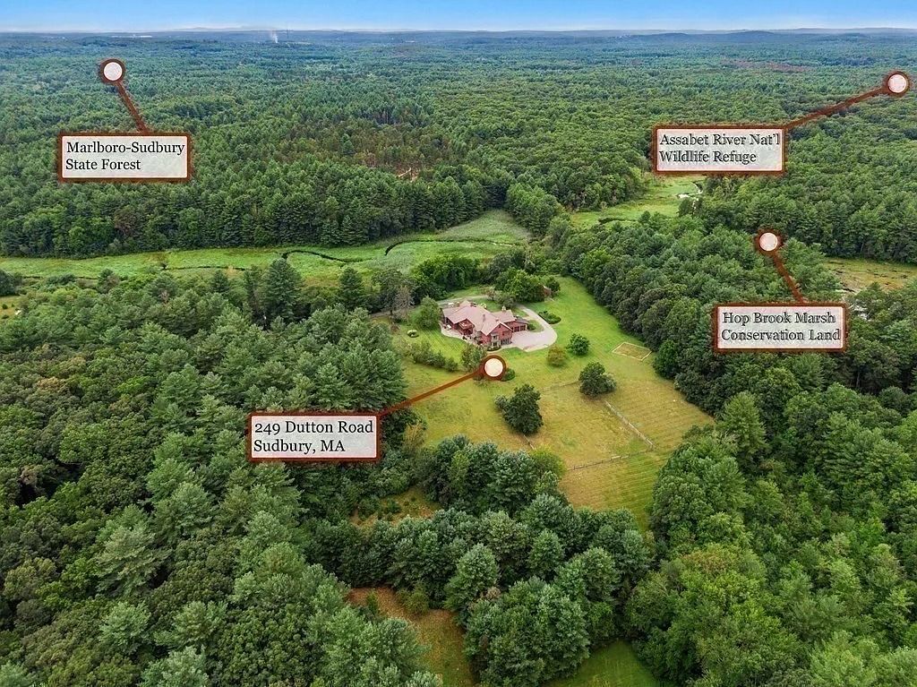 The Property in Sudbury is one of a kind property with masterfully designed, meticulously built and completed in 2006, now available for sale. This home located at 249 Dutton Rd, Sudbury, Massachusetts; 