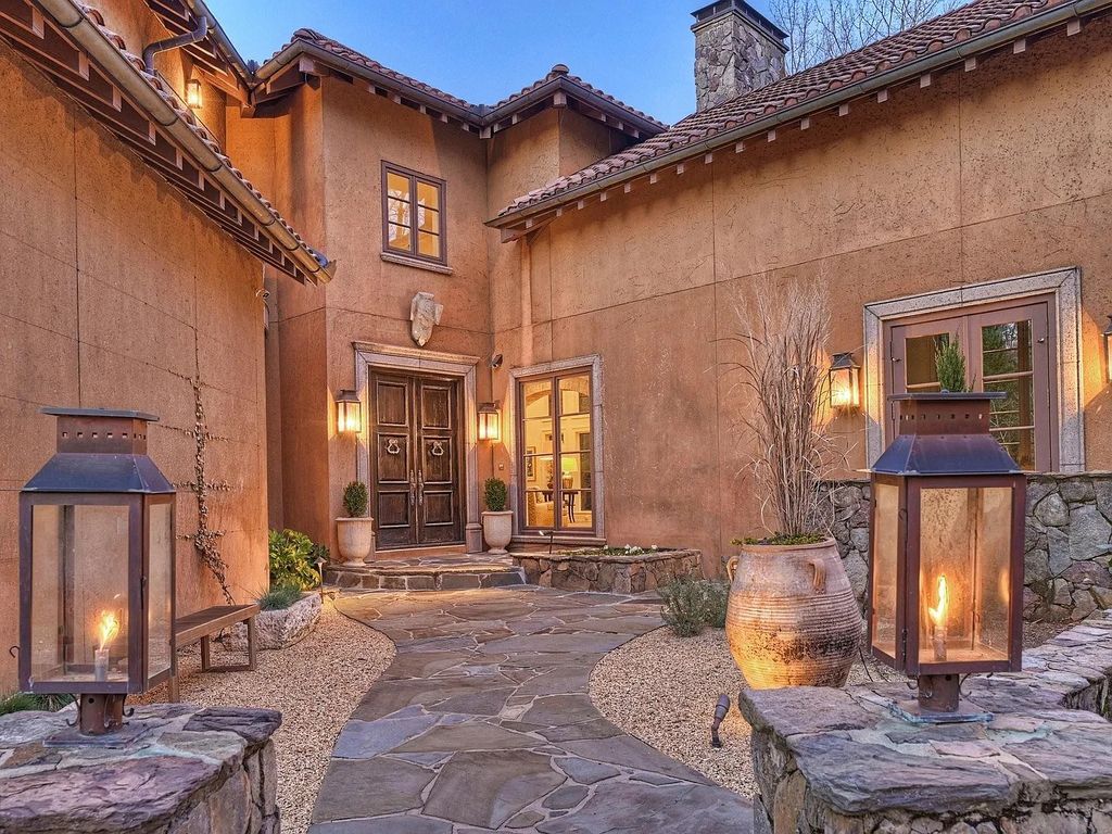 The Estate in Charlotte is thoughtfully designed for entertaining from pool side dinners under the stars or enjoy cocktails on one of your many terraces, now available for sale. This home located at 5403 Gorham Dr, Charlotte, North Carolina