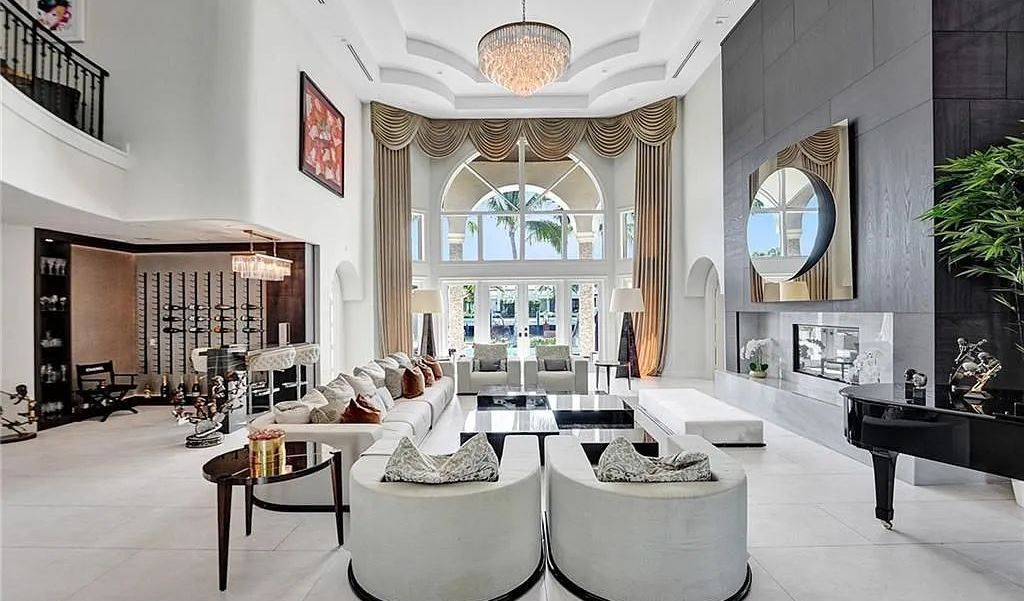 Discover a life of luxury and sophistication at 34 Isla Bahia Drive in Fort Lauderdale, Florida. This luxurious home boasts 6 bedrooms and 8 bathrooms, with over 8,000 square feet of living space situated on a spacious 0.30-acre lot.