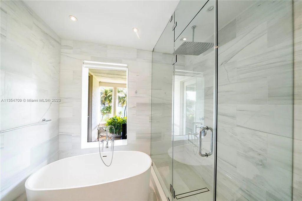 Villa Crono is a stunning Mediterranean-style estate located at 4731 Pine Tree Drive in Miami Beach, Florida. The property features 9 bedrooms, 9 bathrooms, and 9,605 square feet of living space on a rare 42,600 square foot lot with 100 feet of water frontage and no fixed bridges.