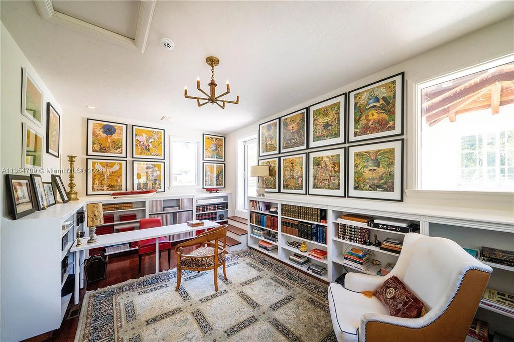 Villa Crono is a stunning Mediterranean-style estate located at 4731 Pine Tree Drive in Miami Beach, Florida. The property features 9 bedrooms, 9 bathrooms, and 9,605 square feet of living space on a rare 42,600 square foot lot with 100 feet of water frontage and no fixed bridges.