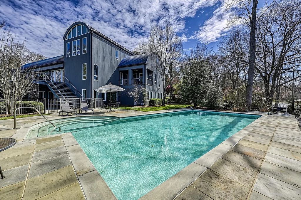 For $3.2M, This is Your Chance to Own Lakefront Property with Bauhaus-style Architecture in Charlotte, NC
